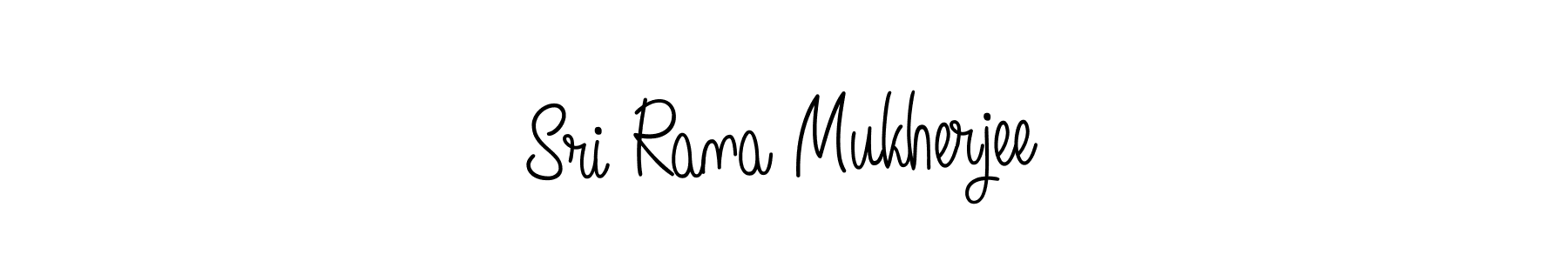 How to make Sri Rana Mukherjee name signature. Use Angelique-Rose-font-FFP style for creating short signs online. This is the latest handwritten sign. Sri Rana Mukherjee signature style 5 images and pictures png