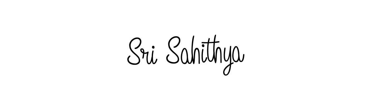 Sri Sahithya stylish signature style. Best Handwritten Sign (Angelique-Rose-font-FFP) for my name. Handwritten Signature Collection Ideas for my name Sri Sahithya. Sri Sahithya signature style 5 images and pictures png