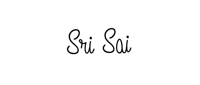 Design your own signature with our free online signature maker. With this signature software, you can create a handwritten (Angelique-Rose-font-FFP) signature for name Sri Sai. Sri Sai signature style 5 images and pictures png