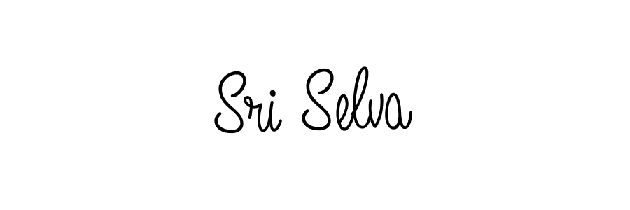 The best way (Angelique-Rose-font-FFP) to make a short signature is to pick only two or three words in your name. The name Sri Selva include a total of six letters. For converting this name. Sri Selva signature style 5 images and pictures png