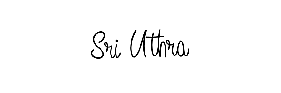 You should practise on your own different ways (Angelique-Rose-font-FFP) to write your name (Sri Uthra) in signature. don't let someone else do it for you. Sri Uthra signature style 5 images and pictures png