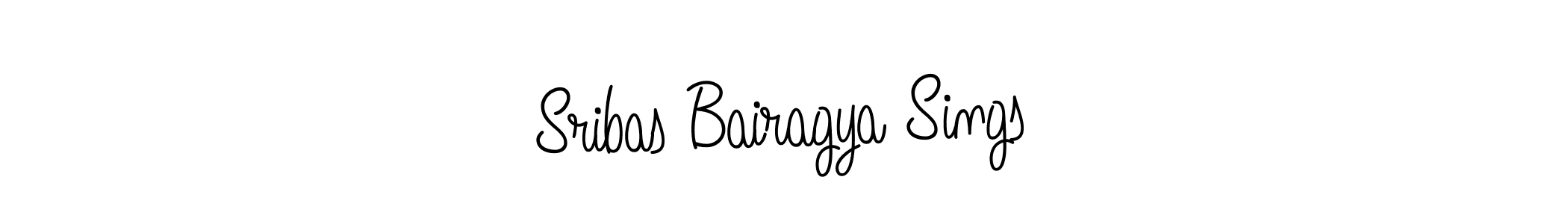 The best way (Angelique-Rose-font-FFP) to make a short signature is to pick only two or three words in your name. The name Sribas Bairagya Sings include a total of six letters. For converting this name. Sribas Bairagya Sings signature style 5 images and pictures png