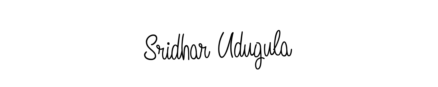How to Draw Sridhar Udugula signature style? Angelique-Rose-font-FFP is a latest design signature styles for name Sridhar Udugula. Sridhar Udugula signature style 5 images and pictures png