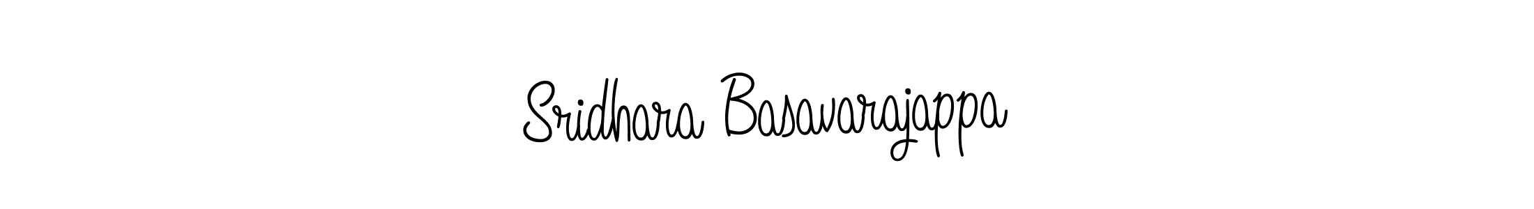 Sridhara Basavarajappa stylish signature style. Best Handwritten Sign (Angelique-Rose-font-FFP) for my name. Handwritten Signature Collection Ideas for my name Sridhara Basavarajappa. Sridhara Basavarajappa signature style 5 images and pictures png