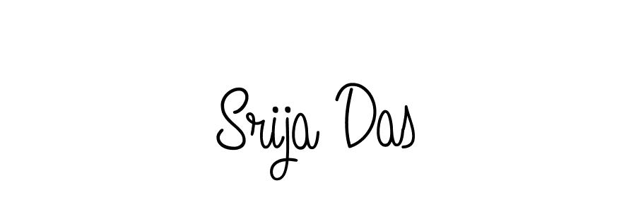 Design your own signature with our free online signature maker. With this signature software, you can create a handwritten (Angelique-Rose-font-FFP) signature for name Srija Das. Srija Das signature style 5 images and pictures png