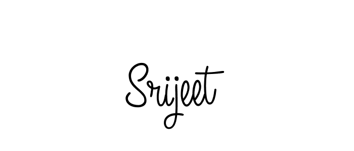 Srijeet stylish signature style. Best Handwritten Sign (Angelique-Rose-font-FFP) for my name. Handwritten Signature Collection Ideas for my name Srijeet. Srijeet signature style 5 images and pictures png