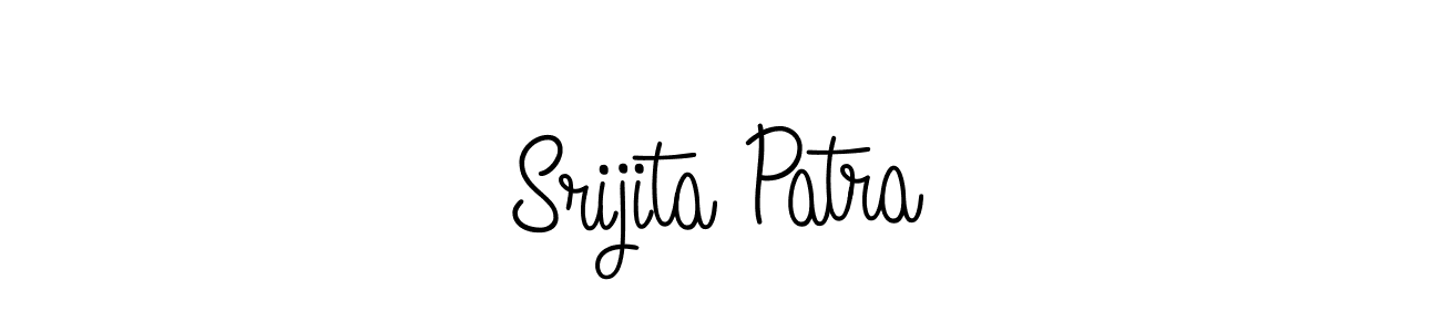 Create a beautiful signature design for name Srijita Patra. With this signature (Angelique-Rose-font-FFP) fonts, you can make a handwritten signature for free. Srijita Patra signature style 5 images and pictures png