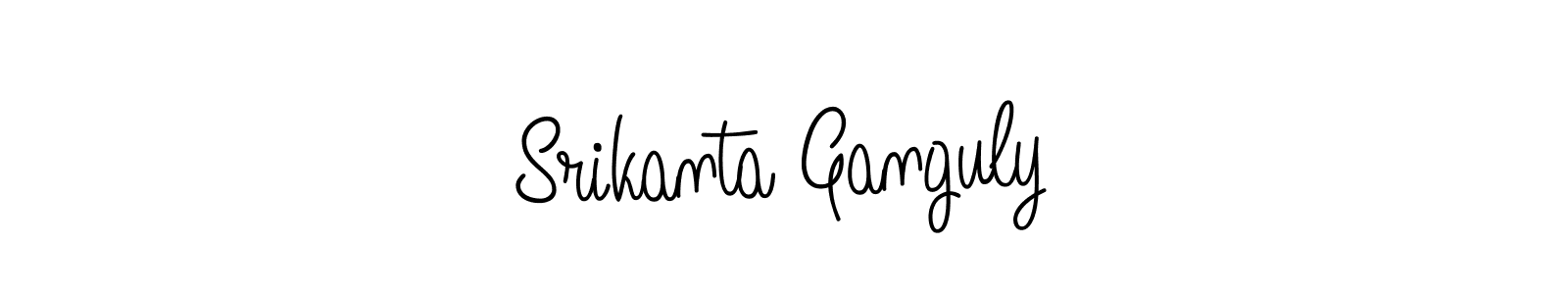 How to make Srikanta Ganguly name signature. Use Angelique-Rose-font-FFP style for creating short signs online. This is the latest handwritten sign. Srikanta Ganguly signature style 5 images and pictures png