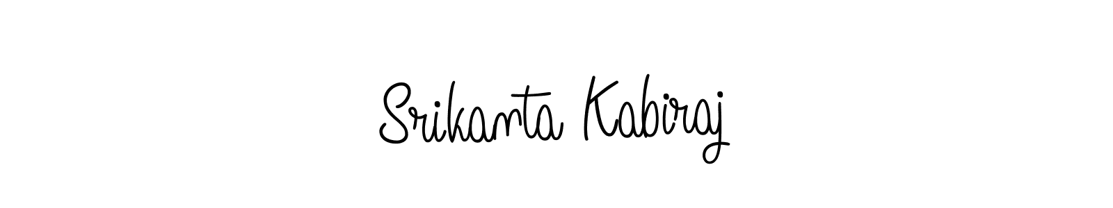 Design your own signature with our free online signature maker. With this signature software, you can create a handwritten (Angelique-Rose-font-FFP) signature for name Srikanta Kabiraj. Srikanta Kabiraj signature style 5 images and pictures png