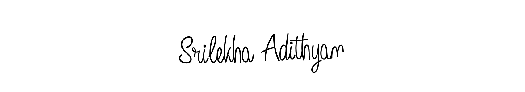 How to Draw Srilekha Adithyan signature style? Angelique-Rose-font-FFP is a latest design signature styles for name Srilekha Adithyan. Srilekha Adithyan signature style 5 images and pictures png