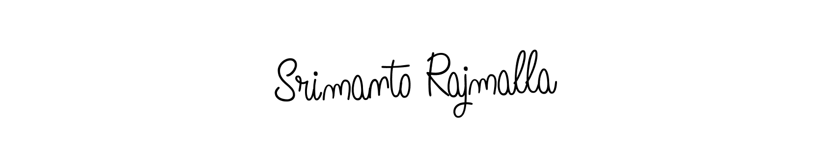 Srimanto Rajmalla stylish signature style. Best Handwritten Sign (Angelique-Rose-font-FFP) for my name. Handwritten Signature Collection Ideas for my name Srimanto Rajmalla. Srimanto Rajmalla signature style 5 images and pictures png