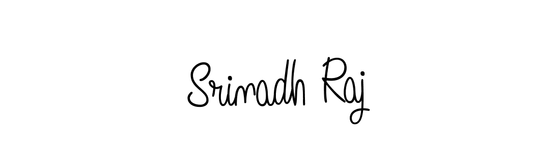 Use a signature maker to create a handwritten signature online. With this signature software, you can design (Angelique-Rose-font-FFP) your own signature for name Srinadh Raj. Srinadh Raj signature style 5 images and pictures png