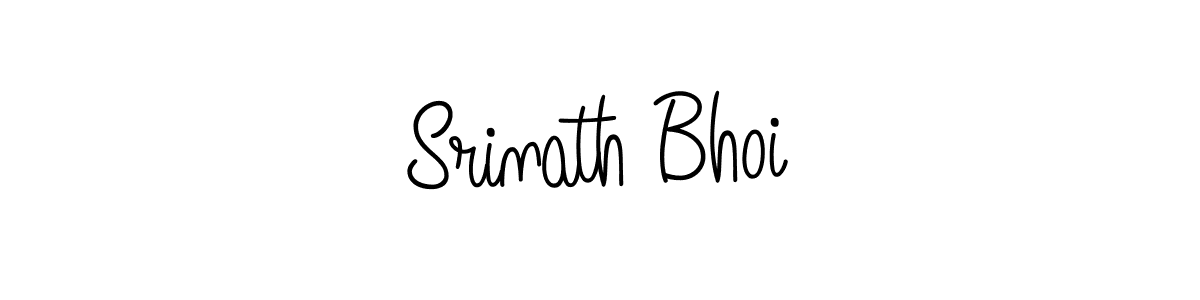 The best way (Angelique-Rose-font-FFP) to make a short signature is to pick only two or three words in your name. The name Srinath Bhoi include a total of six letters. For converting this name. Srinath Bhoi signature style 5 images and pictures png