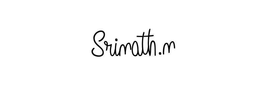 How to make Srinath.n signature? Angelique-Rose-font-FFP is a professional autograph style. Create handwritten signature for Srinath.n name. Srinath.n signature style 5 images and pictures png