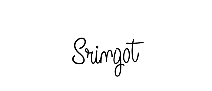 How to make Sringot name signature. Use Angelique-Rose-font-FFP style for creating short signs online. This is the latest handwritten sign. Sringot signature style 5 images and pictures png