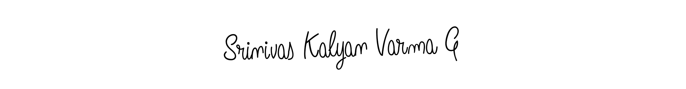 How to make Srinivas Kalyan Varma G signature? Angelique-Rose-font-FFP is a professional autograph style. Create handwritten signature for Srinivas Kalyan Varma G name. Srinivas Kalyan Varma G signature style 5 images and pictures png