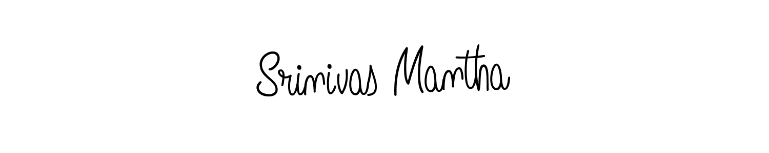 How to Draw Srinivas Mantha signature style? Angelique-Rose-font-FFP is a latest design signature styles for name Srinivas Mantha. Srinivas Mantha signature style 5 images and pictures png