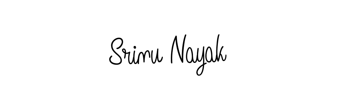 The best way (Angelique-Rose-font-FFP) to make a short signature is to pick only two or three words in your name. The name Srinu Nayak include a total of six letters. For converting this name. Srinu Nayak signature style 5 images and pictures png