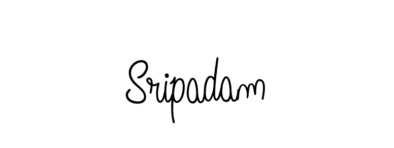 Design your own signature with our free online signature maker. With this signature software, you can create a handwritten (Angelique-Rose-font-FFP) signature for name Sripadam. Sripadam signature style 5 images and pictures png