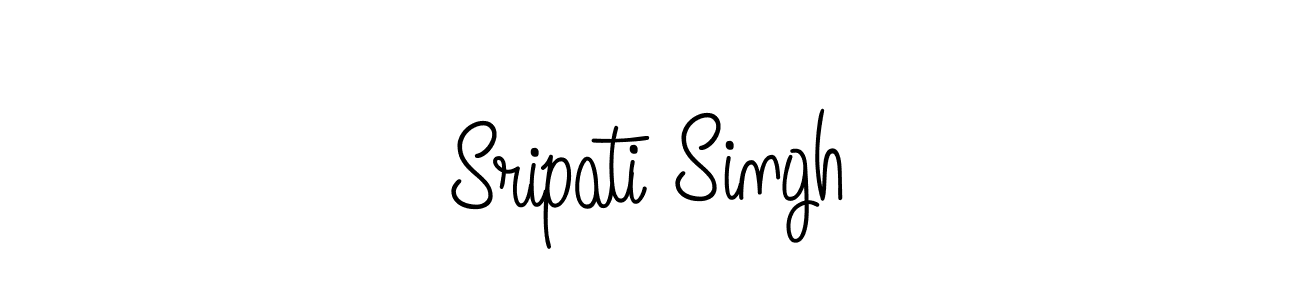 Design your own signature with our free online signature maker. With this signature software, you can create a handwritten (Angelique-Rose-font-FFP) signature for name Sripati Singh. Sripati Singh signature style 5 images and pictures png