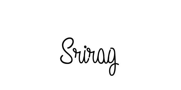 Design your own signature with our free online signature maker. With this signature software, you can create a handwritten (Angelique-Rose-font-FFP) signature for name Srirag. Srirag signature style 5 images and pictures png