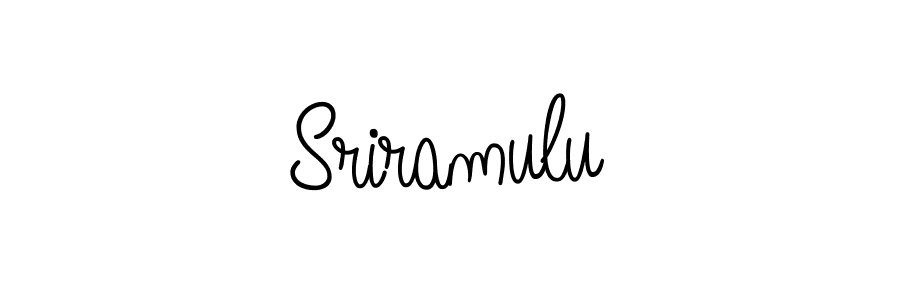 Use a signature maker to create a handwritten signature online. With this signature software, you can design (Angelique-Rose-font-FFP) your own signature for name Sriramulu. Sriramulu signature style 5 images and pictures png