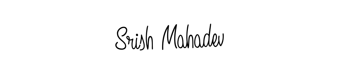 This is the best signature style for the Srish Mahadev name. Also you like these signature font (Angelique-Rose-font-FFP). Mix name signature. Srish Mahadev signature style 5 images and pictures png