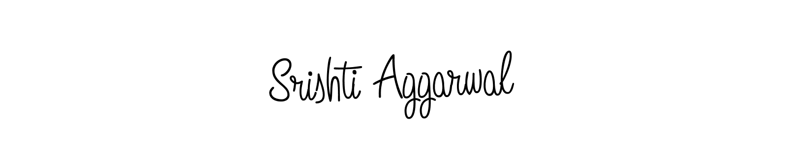 How to make Srishti Aggarwal name signature. Use Angelique-Rose-font-FFP style for creating short signs online. This is the latest handwritten sign. Srishti Aggarwal signature style 5 images and pictures png