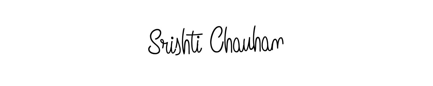 How to make Srishti Chauhan signature? Angelique-Rose-font-FFP is a professional autograph style. Create handwritten signature for Srishti Chauhan name. Srishti Chauhan signature style 5 images and pictures png