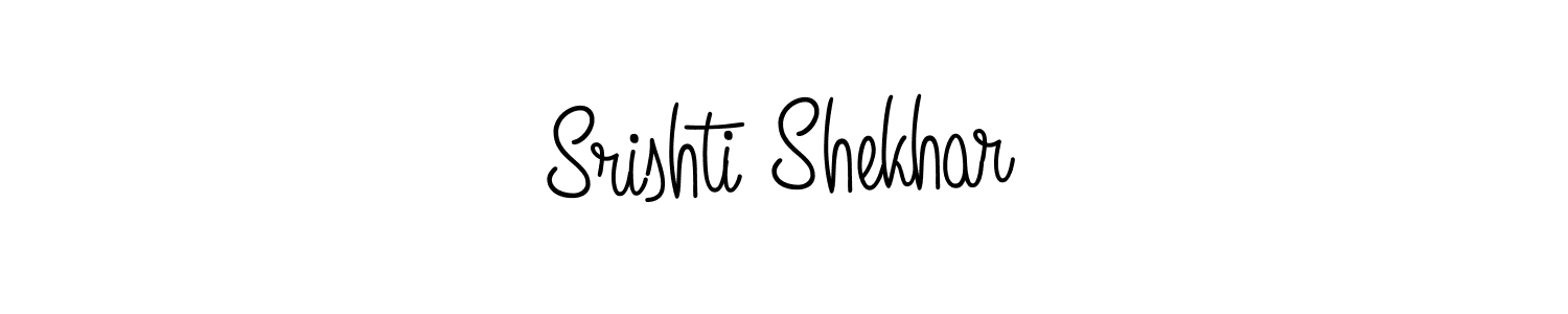 Srishti Shekhar stylish signature style. Best Handwritten Sign (Angelique-Rose-font-FFP) for my name. Handwritten Signature Collection Ideas for my name Srishti Shekhar. Srishti Shekhar signature style 5 images and pictures png