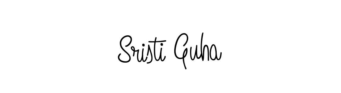 How to make Sristi Guha signature? Angelique-Rose-font-FFP is a professional autograph style. Create handwritten signature for Sristi Guha name. Sristi Guha signature style 5 images and pictures png