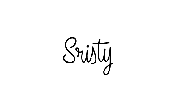 How to make Sristy signature? Angelique-Rose-font-FFP is a professional autograph style. Create handwritten signature for Sristy name. Sristy signature style 5 images and pictures png