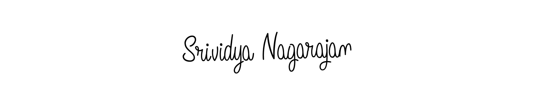 Angelique-Rose-font-FFP is a professional signature style that is perfect for those who want to add a touch of class to their signature. It is also a great choice for those who want to make their signature more unique. Get Srividya Nagarajan name to fancy signature for free. Srividya Nagarajan signature style 5 images and pictures png