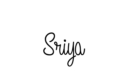Make a beautiful signature design for name Sriya. With this signature (Angelique-Rose-font-FFP) style, you can create a handwritten signature for free. Sriya signature style 5 images and pictures png