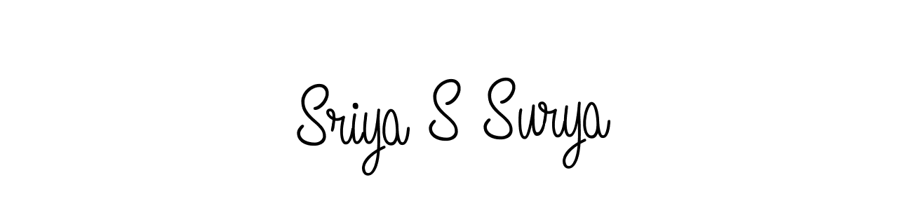 It looks lik you need a new signature style for name Sriya S Surya. Design unique handwritten (Angelique-Rose-font-FFP) signature with our free signature maker in just a few clicks. Sriya S Surya signature style 5 images and pictures png