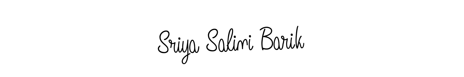 Create a beautiful signature design for name Sriya Salini Barik. With this signature (Angelique-Rose-font-FFP) fonts, you can make a handwritten signature for free. Sriya Salini Barik signature style 5 images and pictures png