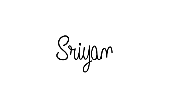 You should practise on your own different ways (Angelique-Rose-font-FFP) to write your name (Sriyan) in signature. don't let someone else do it for you. Sriyan signature style 5 images and pictures png