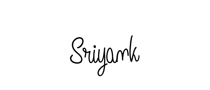 You should practise on your own different ways (Angelique-Rose-font-FFP) to write your name (Sriyank) in signature. don't let someone else do it for you. Sriyank signature style 5 images and pictures png