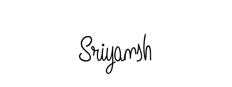 You should practise on your own different ways (Angelique-Rose-font-FFP) to write your name (Sriyansh) in signature. don't let someone else do it for you. Sriyansh signature style 5 images and pictures png