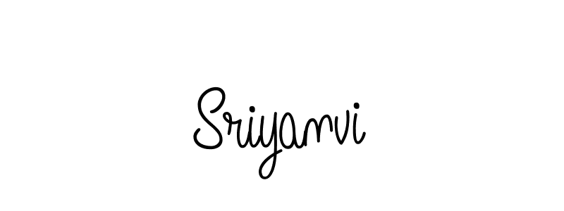 Sriyanvi stylish signature style. Best Handwritten Sign (Angelique-Rose-font-FFP) for my name. Handwritten Signature Collection Ideas for my name Sriyanvi. Sriyanvi signature style 5 images and pictures png