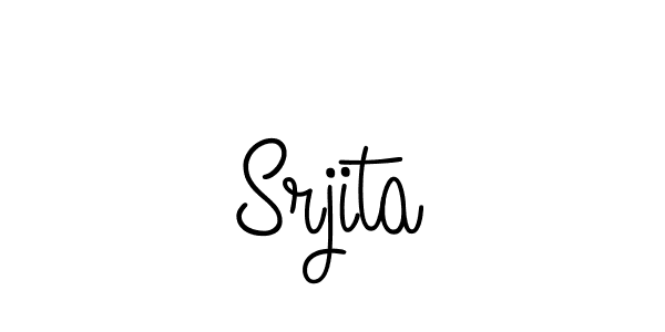Also we have Srjita name is the best signature style. Create professional handwritten signature collection using Angelique-Rose-font-FFP autograph style. Srjita signature style 5 images and pictures png