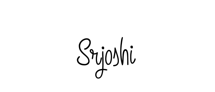 Srjoshi stylish signature style. Best Handwritten Sign (Angelique-Rose-font-FFP) for my name. Handwritten Signature Collection Ideas for my name Srjoshi. Srjoshi signature style 5 images and pictures png
