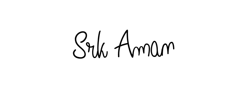 Make a beautiful signature design for name Srk Aman. Use this online signature maker to create a handwritten signature for free. Srk Aman signature style 5 images and pictures png