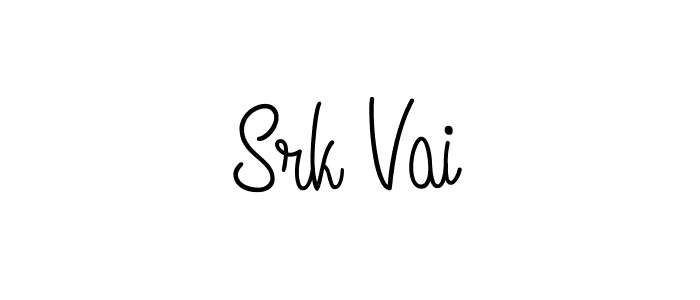 This is the best signature style for the Srk Vai name. Also you like these signature font (Angelique-Rose-font-FFP). Mix name signature. Srk Vai signature style 5 images and pictures png