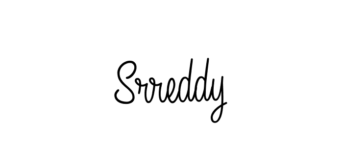 The best way (Angelique-Rose-font-FFP) to make a short signature is to pick only two or three words in your name. The name Srreddy include a total of six letters. For converting this name. Srreddy signature style 5 images and pictures png