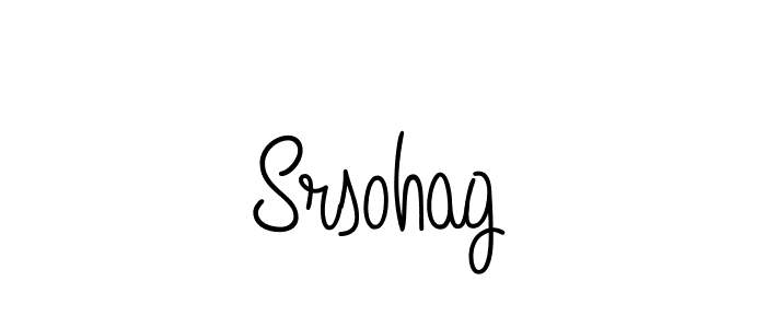 Make a beautiful signature design for name Srsohag. With this signature (Angelique-Rose-font-FFP) style, you can create a handwritten signature for free. Srsohag signature style 5 images and pictures png