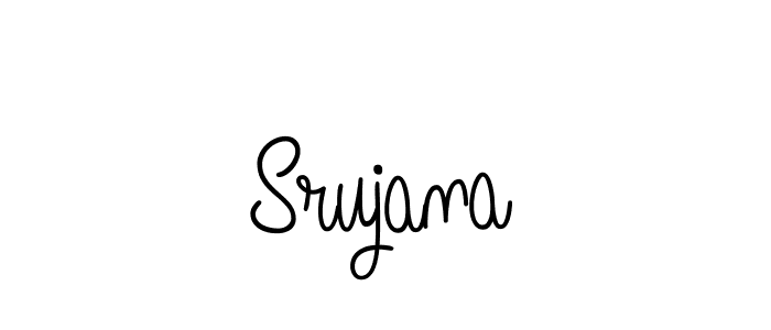 Srujana stylish signature style. Best Handwritten Sign (Angelique-Rose-font-FFP) for my name. Handwritten Signature Collection Ideas for my name Srujana. Srujana signature style 5 images and pictures png