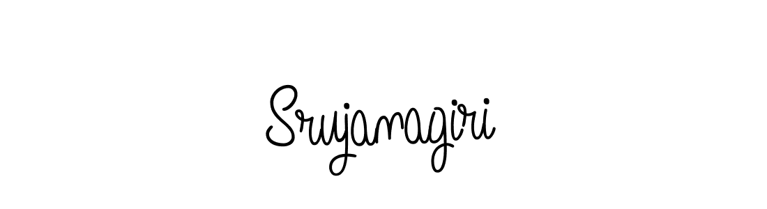 Make a beautiful signature design for name Srujanagiri. Use this online signature maker to create a handwritten signature for free. Srujanagiri signature style 5 images and pictures png