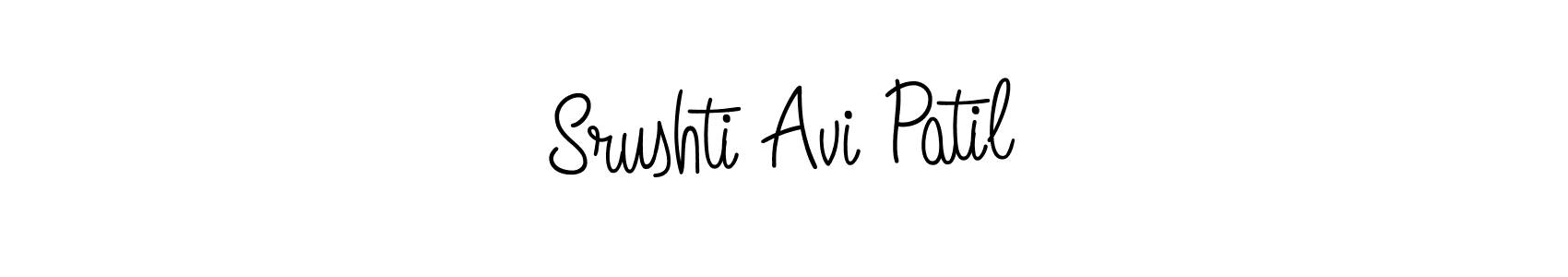 Make a beautiful signature design for name Srushti Avi Patil. Use this online signature maker to create a handwritten signature for free. Srushti Avi Patil signature style 5 images and pictures png