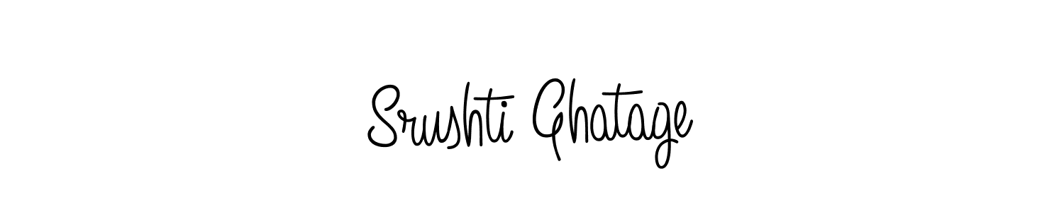 Make a short Srushti Ghatage signature style. Manage your documents anywhere anytime using Angelique-Rose-font-FFP. Create and add eSignatures, submit forms, share and send files easily. Srushti Ghatage signature style 5 images and pictures png